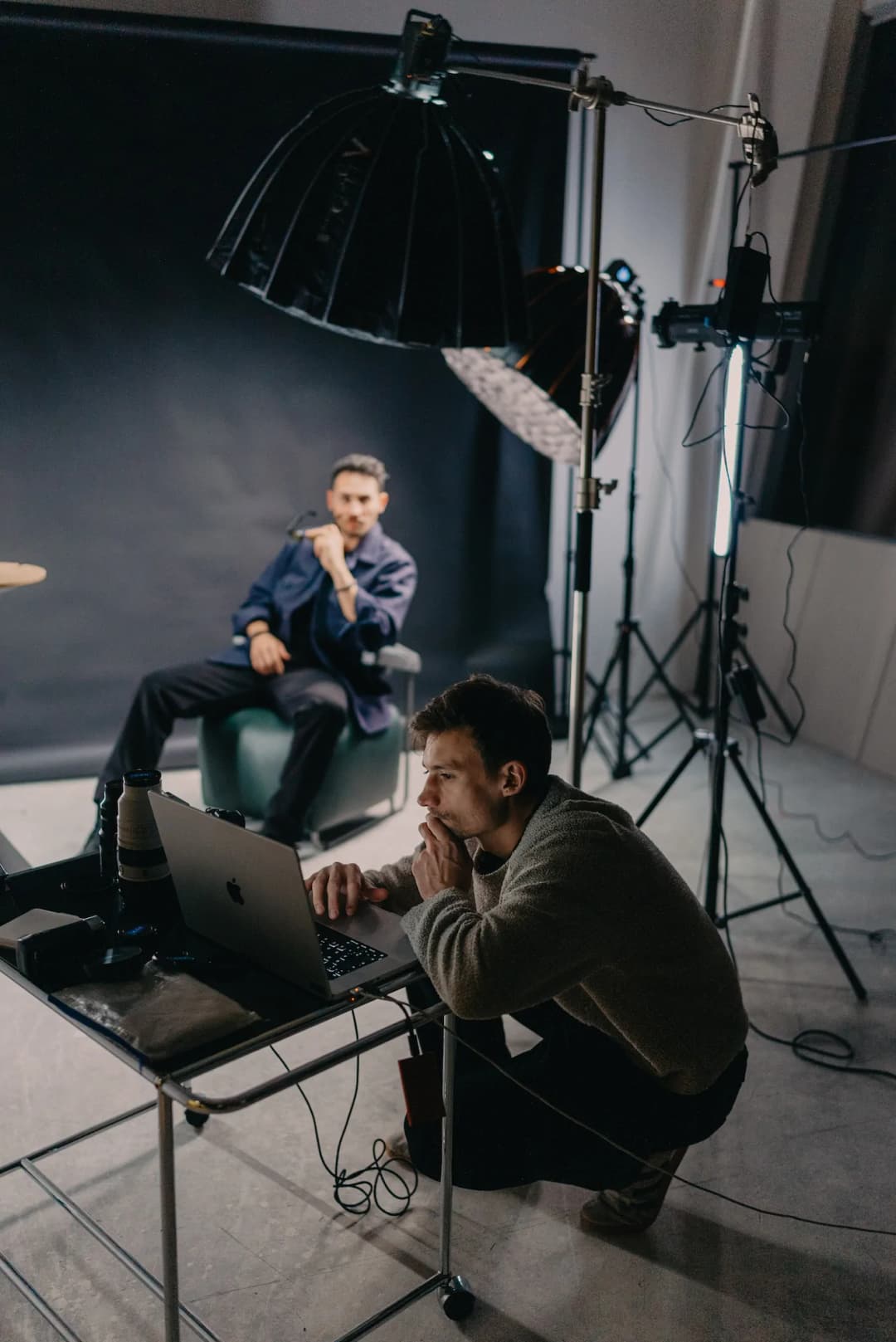 Masilla portrait: behind the scenes in the studio with lighting