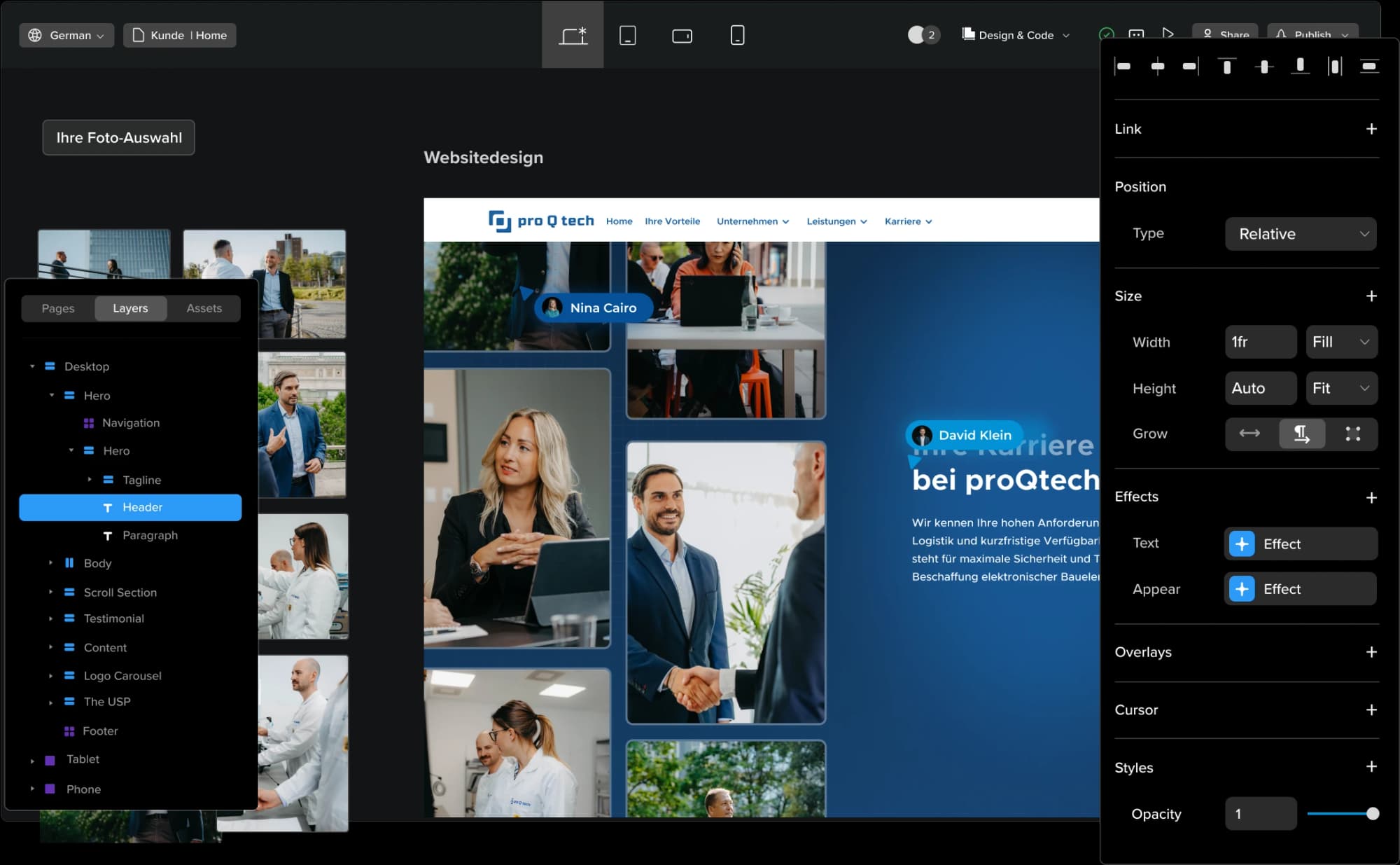 Behind the Scenes – Website-Entwicklung bei Klein & Rose